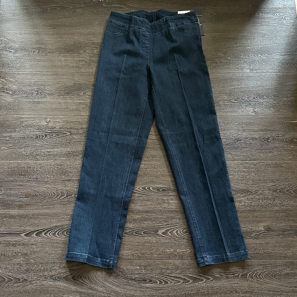 Slimsation By Multiples Navy Ankle Jeans